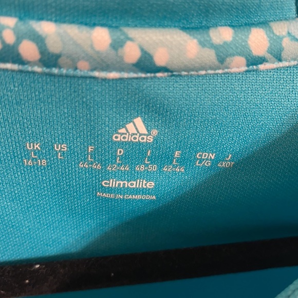 Adidas Hoodie Size L Color Blue - Picture 4 of 9